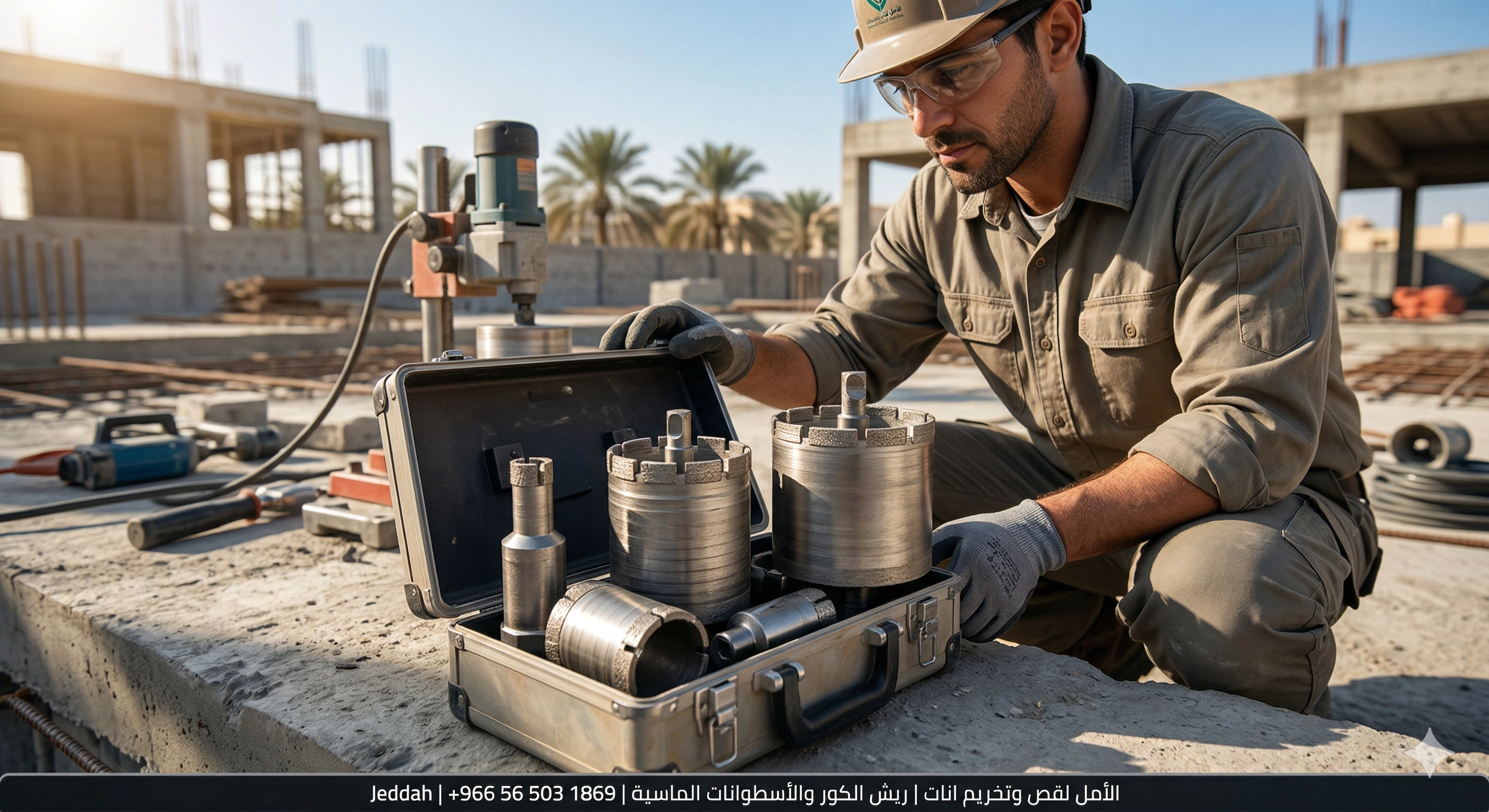 ريش الكور والأسطوانات الماسية: دليلك العملي للاختيار والاستخدام في جدة