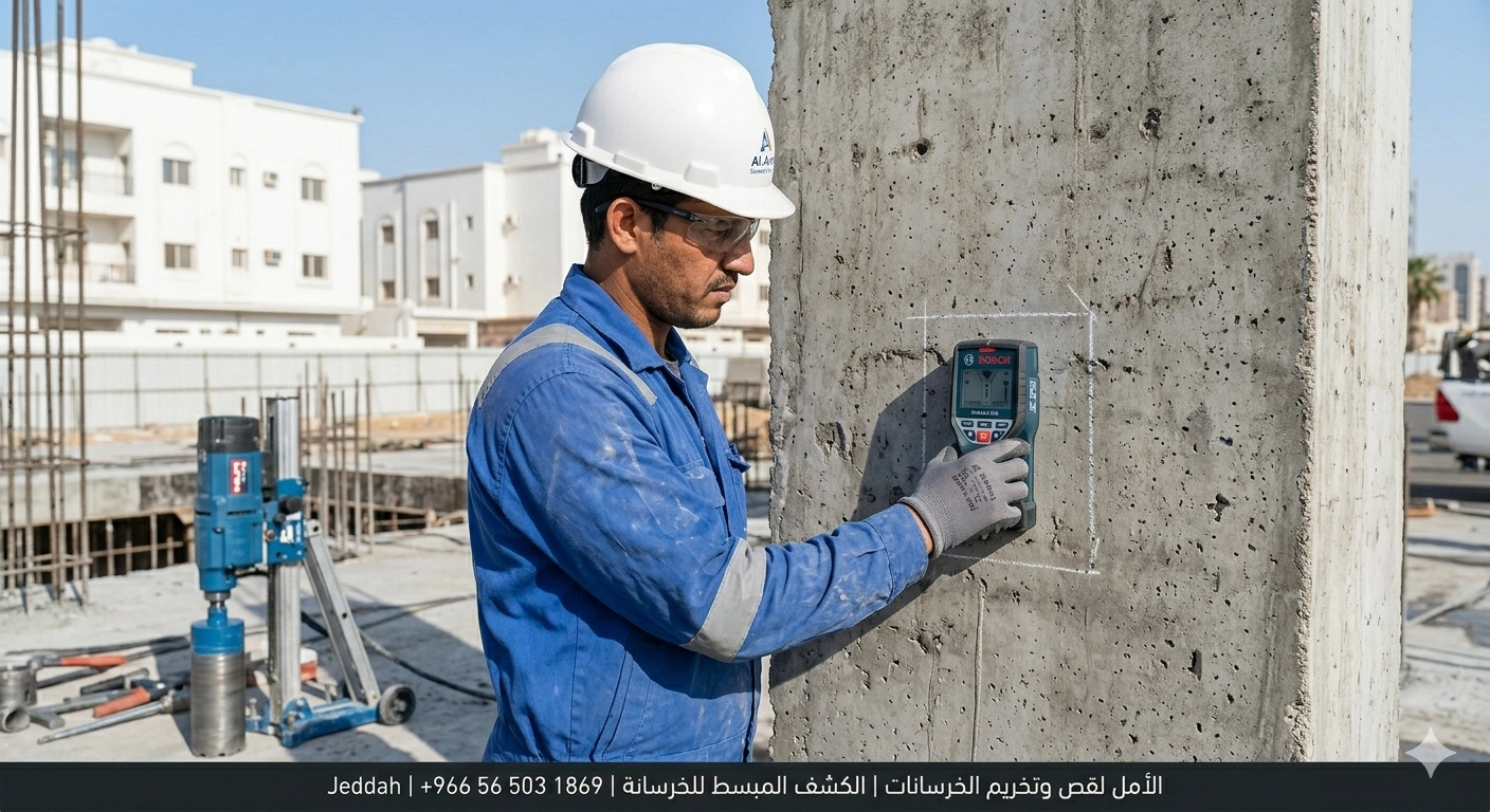 أجهزة الكشف عن الحديد (Scanner): دليلك لتجنب الكوارث الإنشائية في جدة