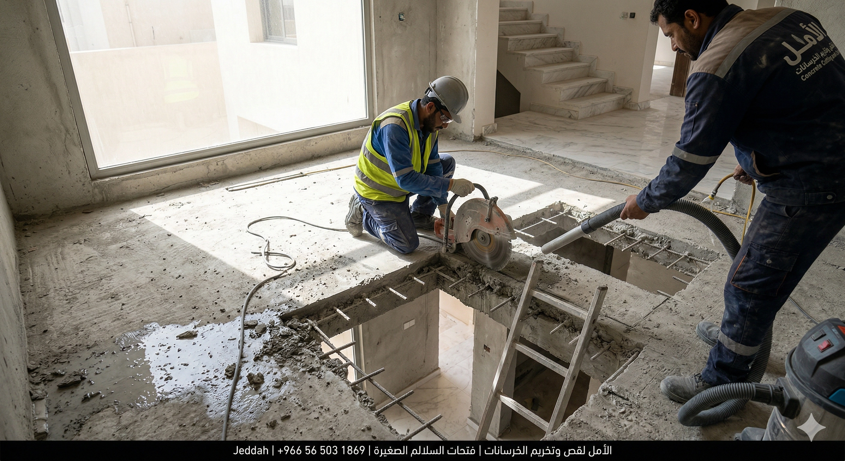 فتحات السلالم الصغيرة